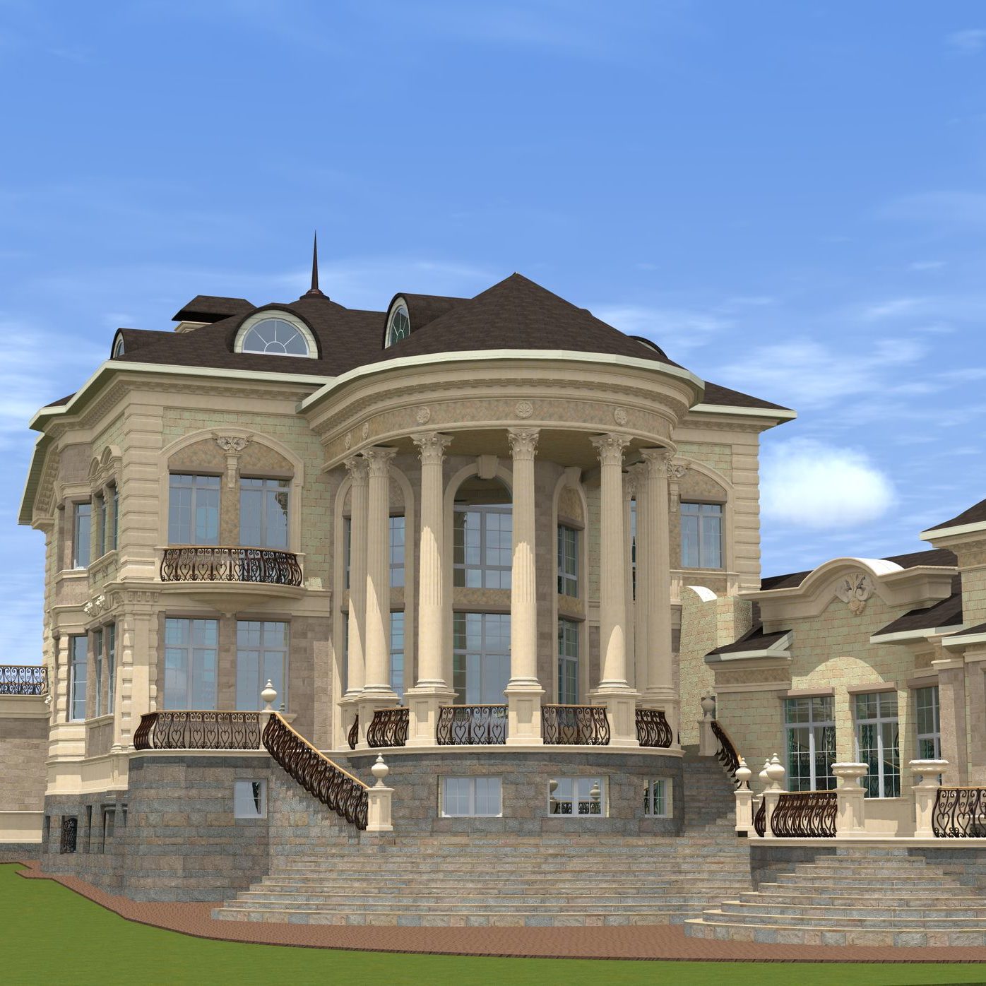 image for загородный дом Роял Лакшери в "Классическом стиле" стиле