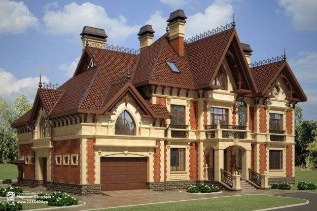 image for загородный дом Лавюбъенв стиле «Фархверк»