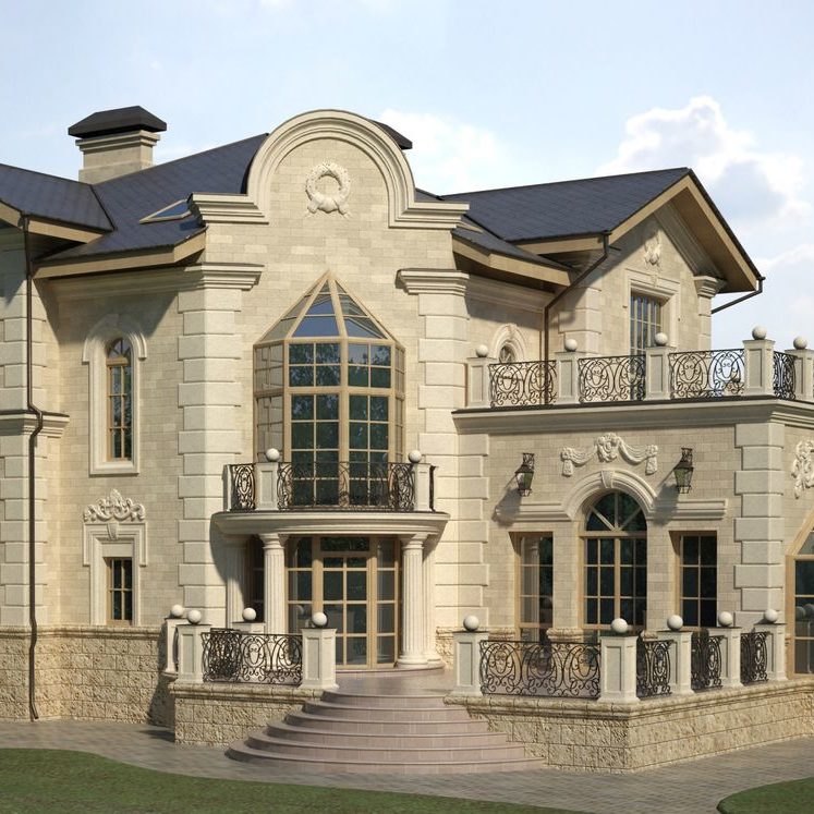 image for загородный дом Фортерессбелль в стиле «Современная классика».