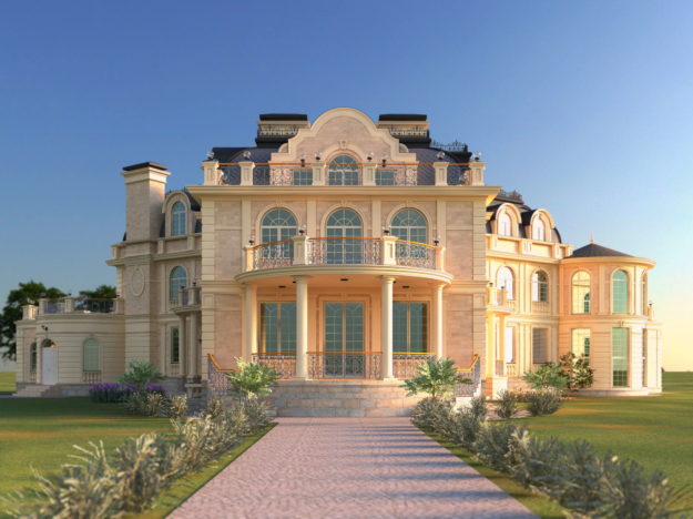 image for коттедж из кирпича Блессед Трефайл в стиле "Современная классика".